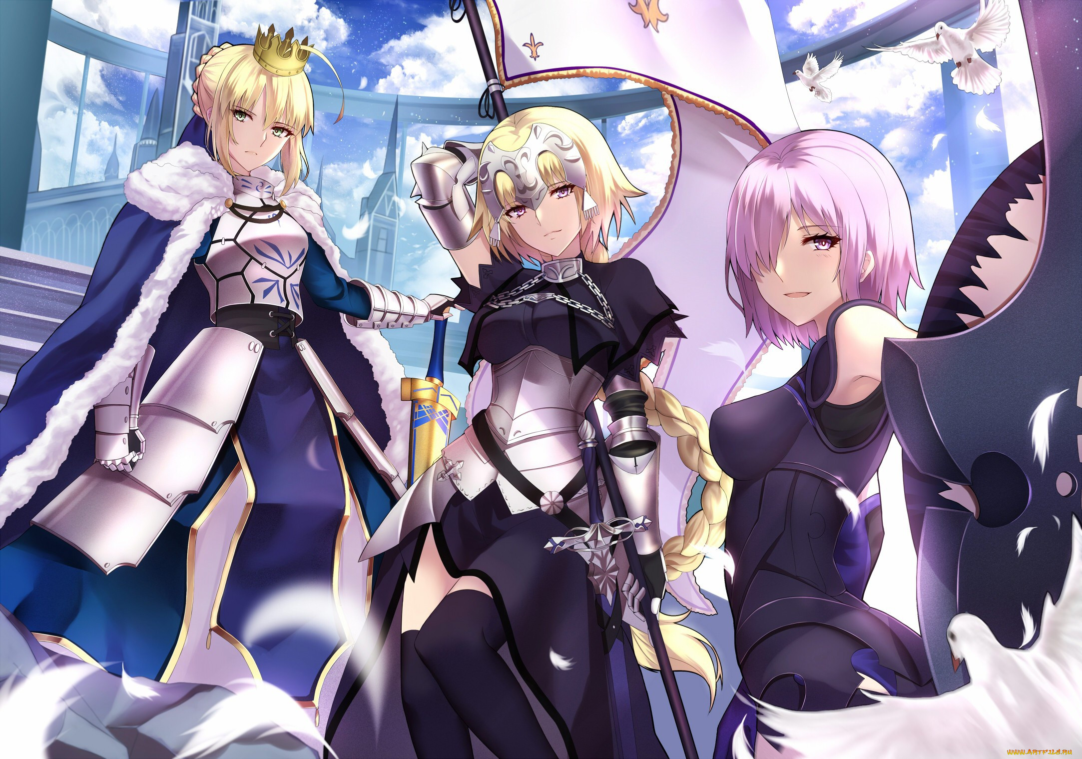 , fate, stay night, apocrypha, anime